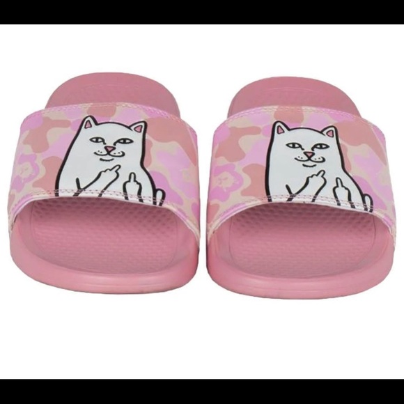 Ripndip Shoes - RipNDip pink camo slides